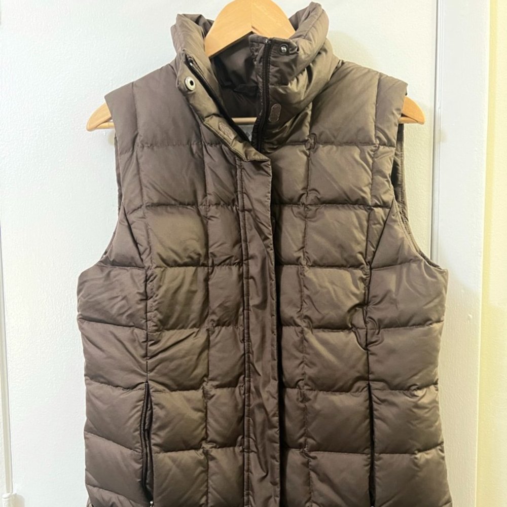 Columbia Omni Shield Puffer Vest — Size Large — Brown — Like New —Down